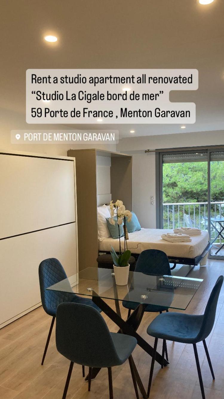 Studio Villa La Cigale Avec Grande Terrasse Menton Eksteriør bilde
